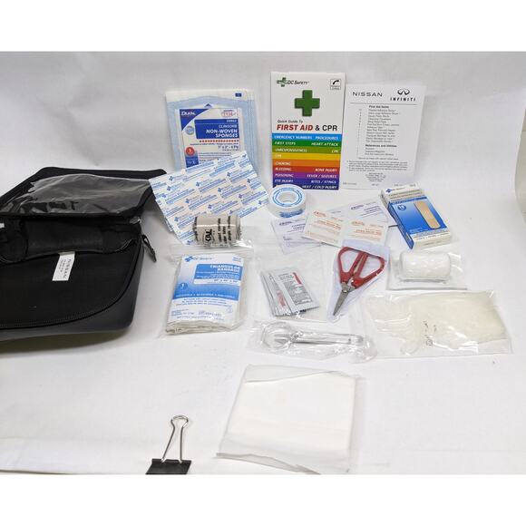 Genuine OEM Nissan Vehicles First Aid Kit Altima, Maxima, Frontier, Rogue Armada - Picture 3 of 5